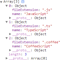 用console.table()调试 0