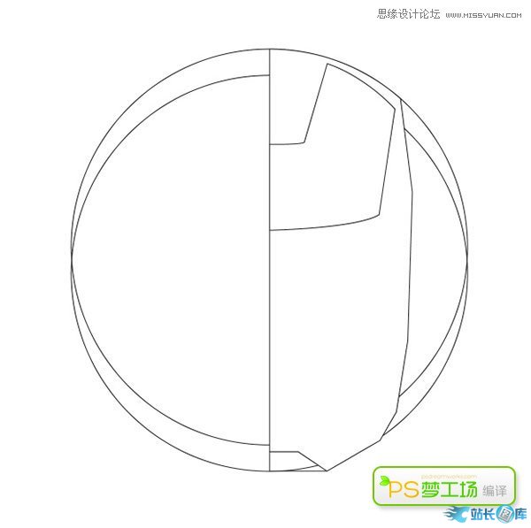 Photoshop绘制金属质感的钢铁侠头像,PS教程,站长图库