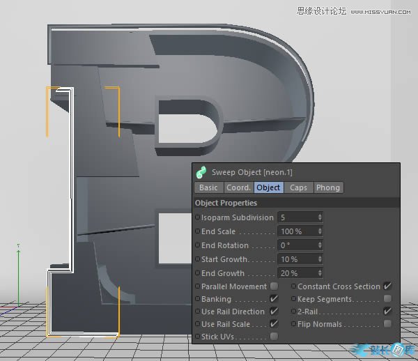 Photoshop结合C4D制作三维立体艺术字,PS教程,站长图库